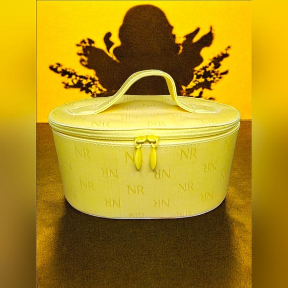 Nina Ricci Handbags - Nina Ricci Vintage Vibrant Yellow Cosmetic Bag 1980s-1990s